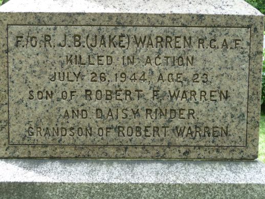 Jake Warren Headstone